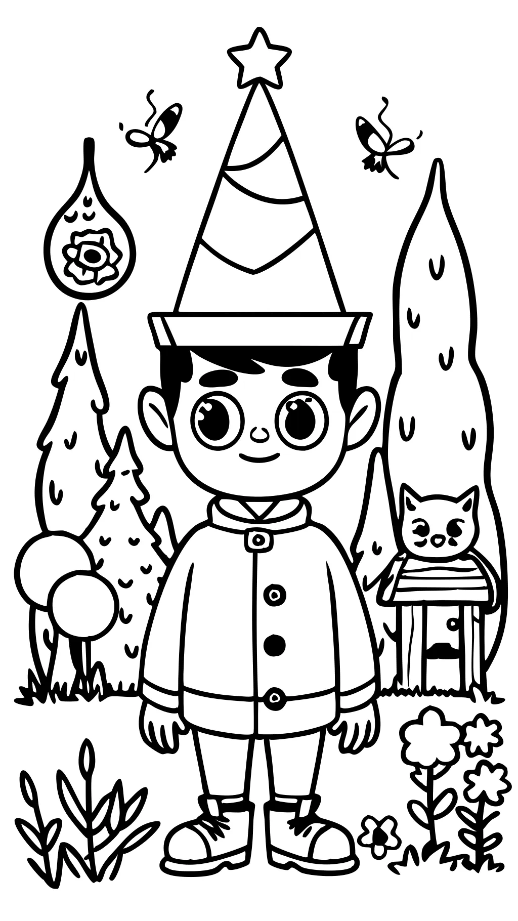 over the garden wall coloring pages